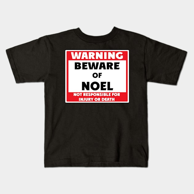 Beware of Noel Kids T-Shirt by BjornCatssen